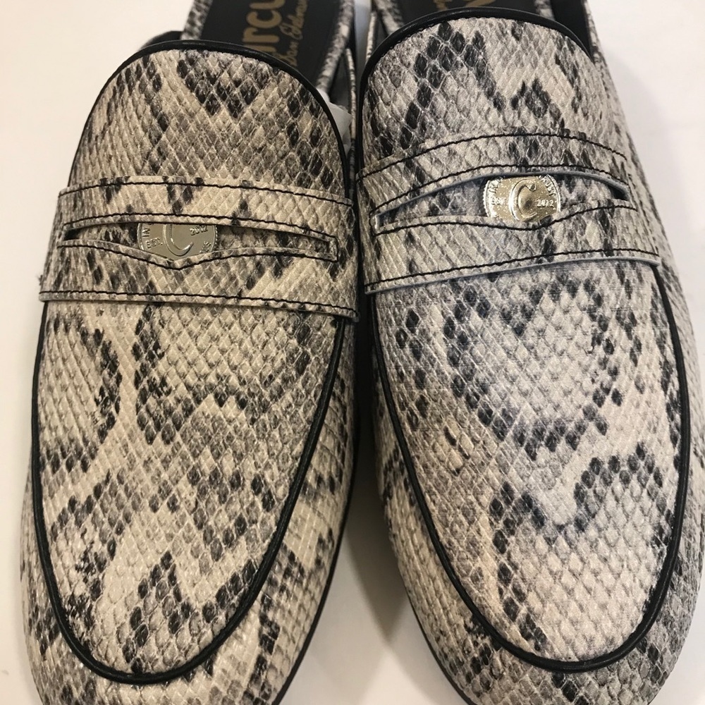 NWOT CIRCUS BY SAM EDELMAN Hal Snake Embossed Mule - Picture 16 of 16
